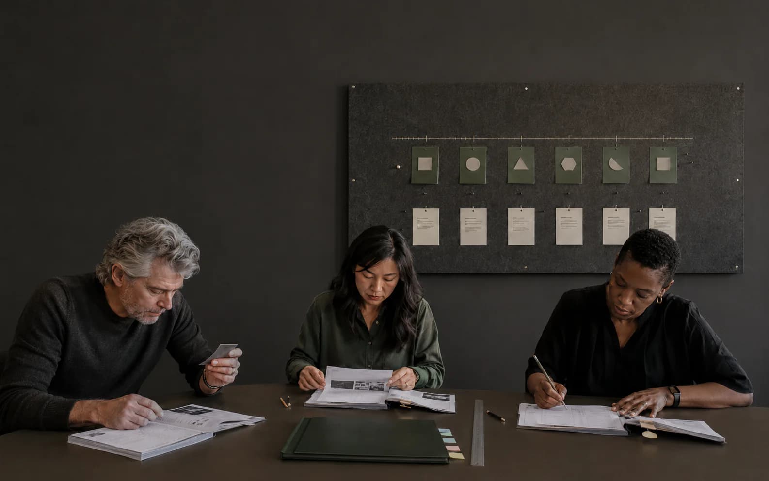 Three reviewers independently applying a professional evidence standard.